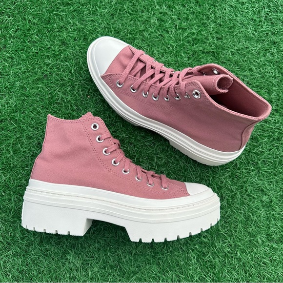 Converse Chuck Taylor All Star Lugged Heel Hi Light Saddle - Picture 11 of 13